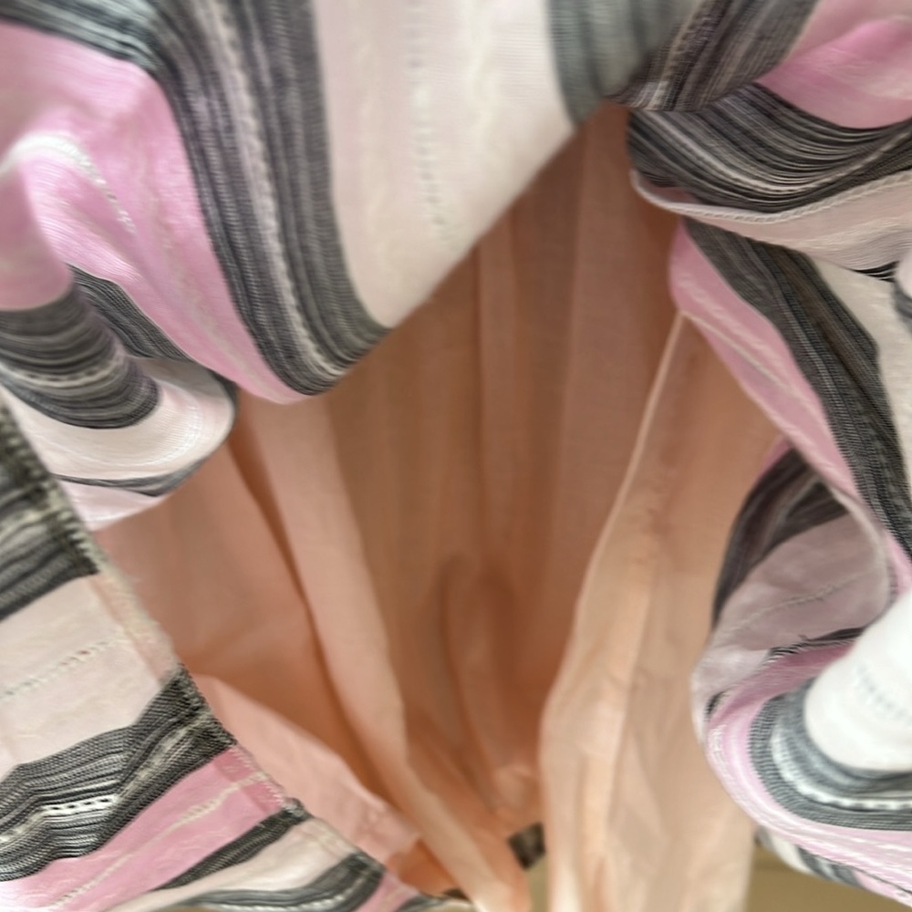 Robert Rodriguez Organic Cotton Nova Stripe Long Sleeve Fit & Flare Mini Dress 4 - Picture 7 of 12